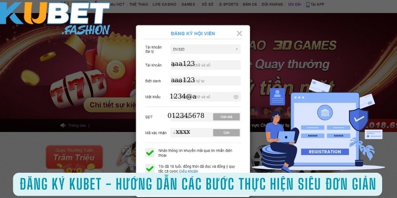 Đăng ký KUBET - Hướng dẫn các bước thực hiện siêu đơn giản