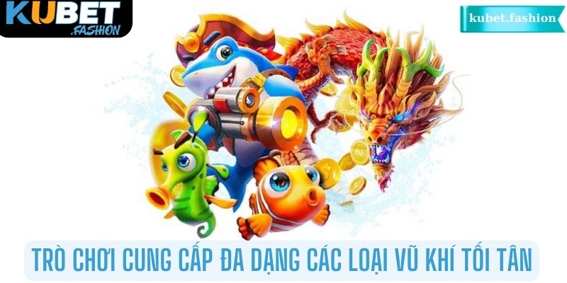 Trò chơi cung cấp đa dạng các loại vũ khí tối tân